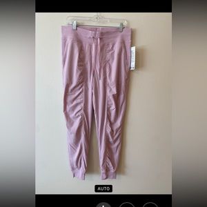 Lululemon Dance Studio Lined Mid-Rise Jogger Pink Peony Size 10 NWT